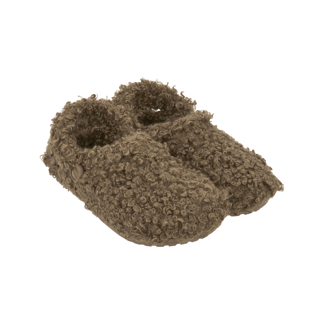 Shop (W) Crocs Classic Faux Doodle Fur Clog Sepia Cokelat. 210849-2EY