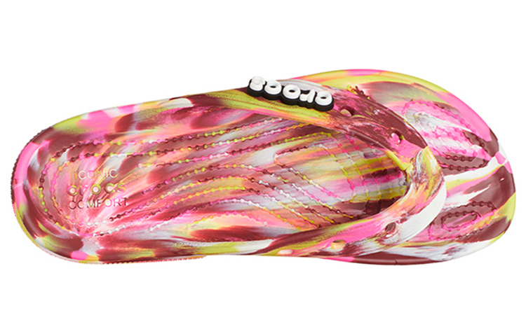 Lookbook (Women) Crocs Classic Flip-Flops 'Pink Marble' 207822-6RW