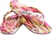 (W) Crocs Classic Flip-Flops 'Pink Marble' - Selipar Jepun Klasik 'Pink Marble' 207822-6RW