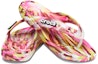 Shop (W) Crocs Classic Flip-Flops 'Pink Marble' - Selipar Jepun Klasik 'Pink Marble' 207822-6RW