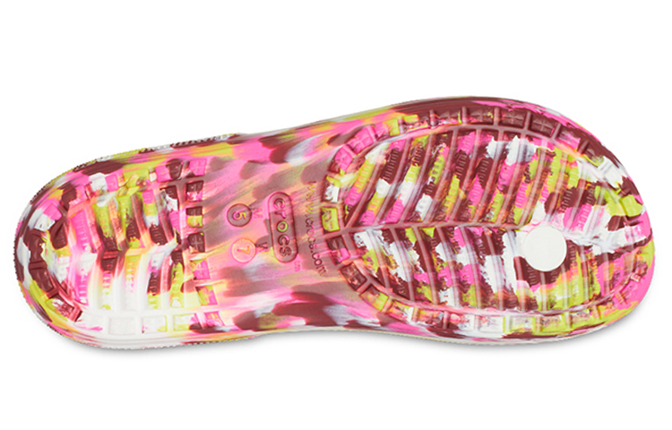 Details for (Women) Crocs Classic Flip-Flops 'Pink Marble' 207822-6RW