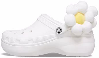 (Women) Crocs Classic Flower Clogs 'White' 209236-90H (Women) Crocs Classic Flower Clogs 'White' 209236-90H