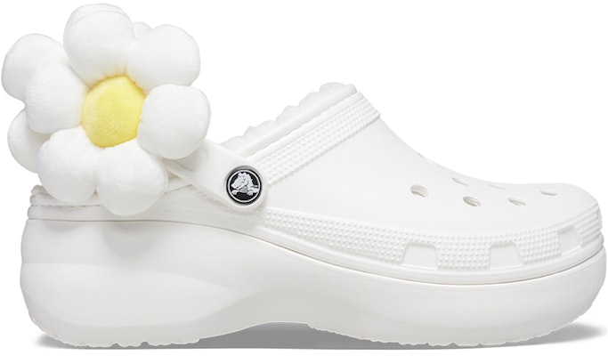 (Women) Crocs Classic Flower Clogs 'White' 209236-90H Order (Women) Crocs Classic Flower Clogs 'White' 209236-90H