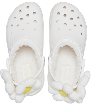 (Women) Crocs Classic Flower Clogs 'White' 209236-90H Shop (Women) Crocs Classic Flower Clogs 'White' 209236-90H