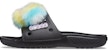 (W) Crocs Classic Fur Sure 'Hitam' 207406-001