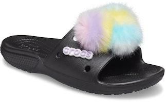 (W) Crocs Classic Fur Sure 'Hitam' 207406-001 Lookbook (W) Crocs Classic Fur Sure 'Hitam' 207406-001