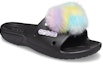Lookbook (W) Crocs Classic Fur Sure 'Hitam' 207406-001