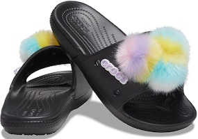 (W) Crocs Classic Fur Sure 'Hitam' 207406-001 Details for (W) Crocs Classic Fur Sure 'Hitam' 207406-001