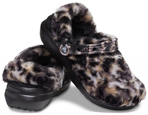 (Women) Crocs Classic Fur Sure 'Lined Animal Oreo' 207303-0C4 Shop (Women) Crocs Classic Fur Sure 'Lined Animal Oreo' 207303-0C4