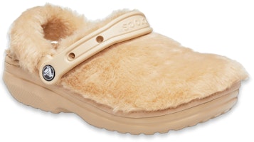 (W) Crocs Classic Fur Sure Clogs 'Chai' dengan Bulu Tebal 207303-212 Lookbook (W) Crocs Classic Fur Sure Clogs 'Chai' dengan Bulu Tebal 207303-212