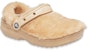 (W) Kasut Crocs Classic Berbulu 'Chai' 207303-212