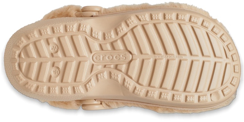 (Women) Crocs Classic Fur Sure Clogs 'Chai' 207303-212 Sizing (Women) Crocs Classic Fur Sure Clogs 'Chai' 207303-212
