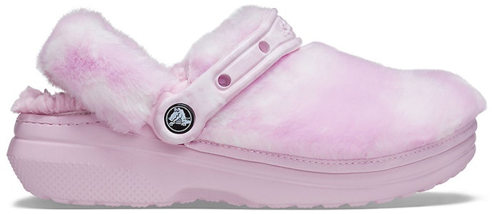 (W) Crocs Classic Fur Sure Clogs Ballerina 'Pink White' Putih Pink 207303-6SU Order (W) Crocs Classic Fur Sure Clogs Ballerina 'Pink White' Putih Pink 207303-6SU