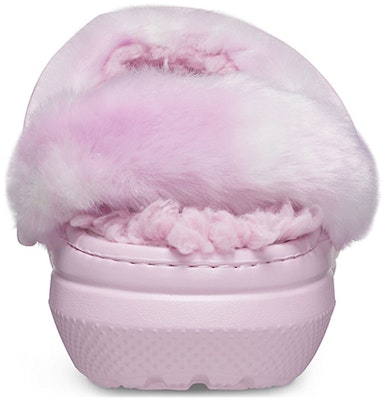 (Women) Crocs Classic Fur Sure Clogs Ballerina 'Pink White' 207303-6SU Purchase (Women) Crocs Classic Fur Sure Clogs Ballerina 'Pink White' 207303-6SU