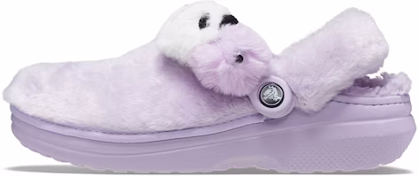(Women) Crocs Classic Fur Sure Singles Day Clog Sandal 'Lila' 208439-530 (Women) Crocs Classic Fur Sure Singles Day Clog Sandal 'Lila' 208439-530