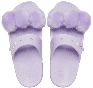 (W) Sandal Crocs Classic Fur Sure Slip-On 'Lilac' 207405-530 Purchase (W) Sandal Crocs Classic Fur Sure Slip-On 'Lilac' 207405-530