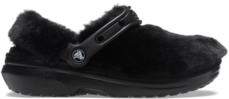 (W) Crocs Classic Fur Sure Sandal Selop 'Hitam' 207303-001 Order (W) Crocs Classic Fur Sure Sandal Selop 'Hitam' 207303-001