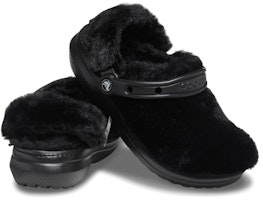 (W) Crocs Classic Fur Sure Sandal Selop 'Hitam' 207303-001 Shop (W) Crocs Classic Fur Sure Sandal Selop 'Hitam' 207303-001
