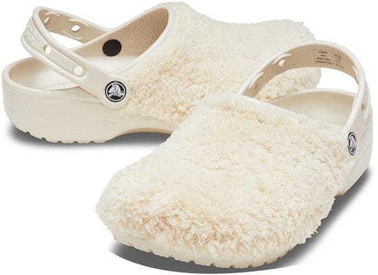 (Women) Crocs Classic Fuzz Mania Clog 'White' 206625-160 Shop (Women) Crocs Classic Fuzz Mania Clog 'White' 206625-160
