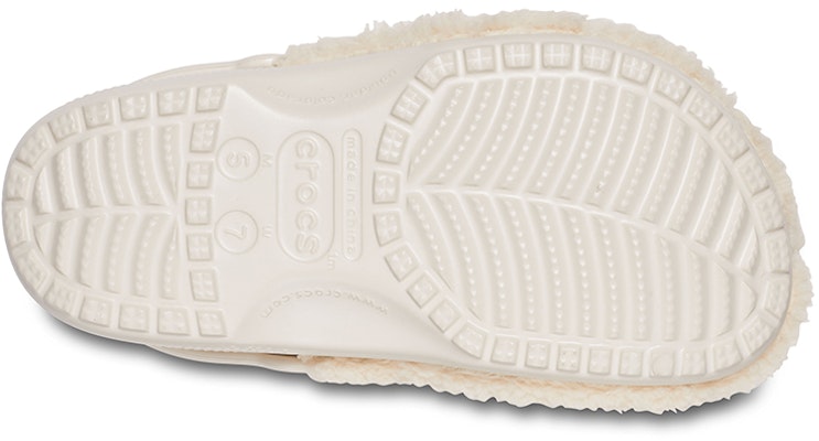 (Women) Crocs Classic Fuzz Mania Clog 'White' 206625-160 Sizing (Women) Crocs Classic Fuzz Mania Clog 'White' 206625-160