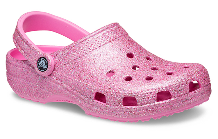 Order (Women) Crocs Classic Glitter 2 Clog 'Pink' 207551-6SW