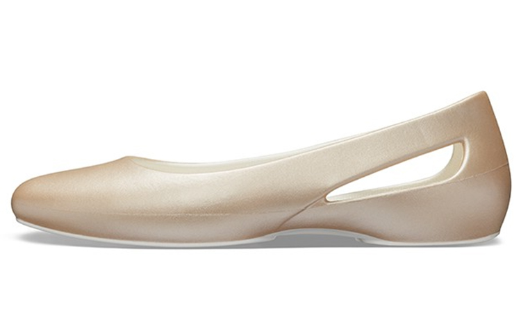 (Women) Crocs Classic Glitter Clog 'Gold' 205946-99P