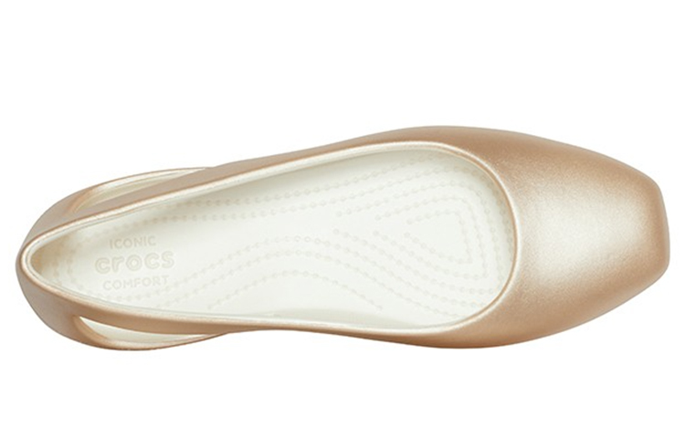 Shop (Women) Crocs Classic Glitter Clog 'Gold' 205946-99P