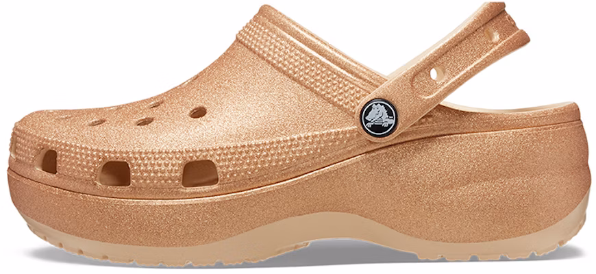 (Women) Crocs Classic Glitter Clogs 'Orange' 207241-2DS Buy (Women) Crocs Classic Glitter Clogs 'Orange' 207241-2DS