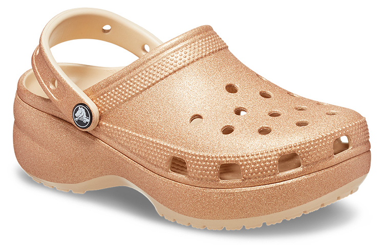 Lookbook (W) Crocs Classic Sandal Glitter 'Oranye' 207241-2DS