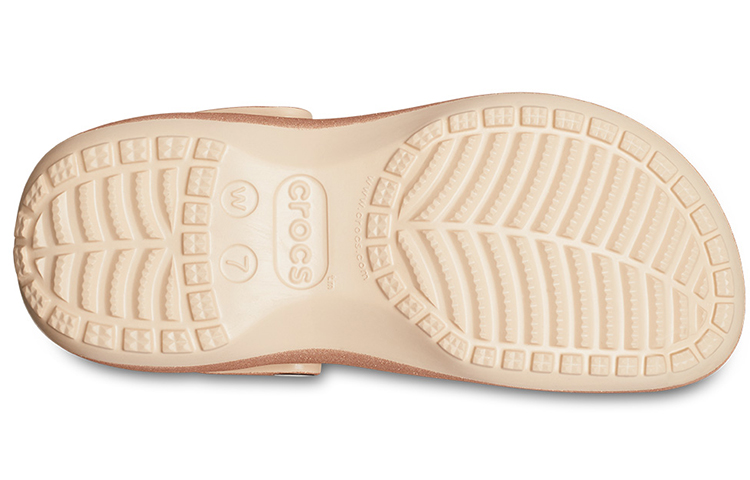 Details for (W) Crocs Classic Sandal Glitter 'Oranye' 207241-2DS