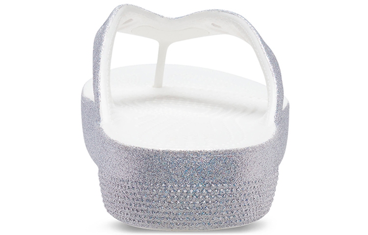 Purchase (Women) Crocs Classic Glitter Flip 'White' 207830-100