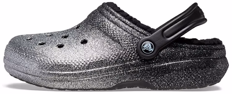 women-crocs-classic-glitter-lined-clogs-black-silver-205842-067