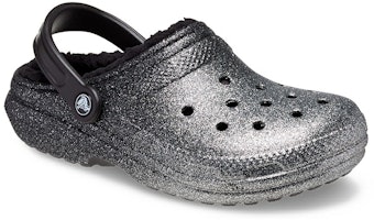 (W) クロックス クラシック グリッター裏地付きクロッグ (ブラック/シルバー) 205842-067 Lookbook (W) クロックス クラシック グリッター裏地付きクロッグ (ブラック/シルバー) 205842-067