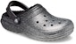 (W) Kasut Crocs Classic Glitter Lined 'Hitam Perak'. 205842-067
