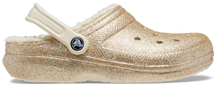 (W) クロックス クラシック グリッター (ゴールドホワイト) 205842-93S Order (W) クロックス クラシック グリッター (ゴールドホワイト) 205842-93S