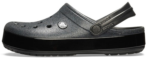 (Women) Crocs Classic Glitter Outdoor Sandal 'Black Comfort' 205419-001 (Women) Crocs Classic Glitter Outdoor Sandal 'Black Comfort' 205419-001