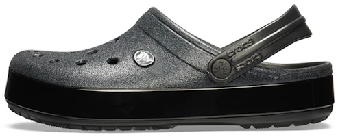 (Women) Crocs Classic Glitter Outdoor Sandal 'Black Comfort' 205419-001 (Women) Crocs Classic Glitter Outdoor Sandal 'Black Comfort' 205419-001