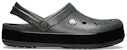 (W) Crocs Classic Glitter Sandal Outdoor 'Black Comfort' - Sandal Hitam Selesa. 205419-001