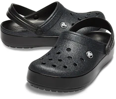 Shop Crocs 卡駱班 閃亮克駱格 輕便舒適 戶外運動涼鞋 女款 黑色