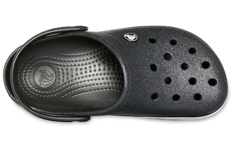 Purchase (W) Crocs Classic Glitter Sandal Outdoor 'Black Comfort' - Sandal Hitam Selesa. 205419-001