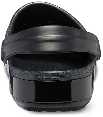 (W) Crocs Classic Glitter Sandal Outdoor 'Black Comfort' - Sandal Hitam Selesa. 205419-001 Details for (W) Crocs Classic Glitter Sandal Outdoor 'Black Comfort' - Sandal Hitam Selesa. 205419-001