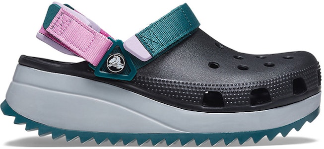 (W) Crocs 经典徒步拖鞋 '黑色冰川蓝' 206772-988 Order (W) Crocs 经典徒步拖鞋 '黑色冰川蓝' 206772-988