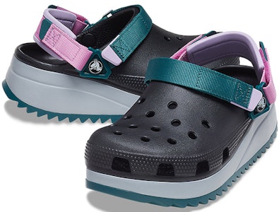 (W) Crocs 经典徒步拖鞋 '黑色冰川蓝' 206772-988 Details for (W) Crocs 经典徒步拖鞋 '黑色冰川蓝' 206772-988