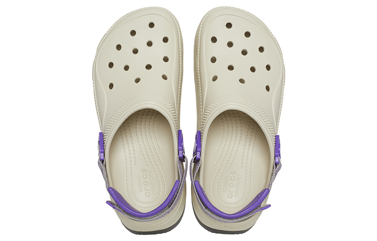 Purchase (W) Crocs Classic Hiker Xscape Croslite Klompen ''Beige Paars'' 208365-2CF