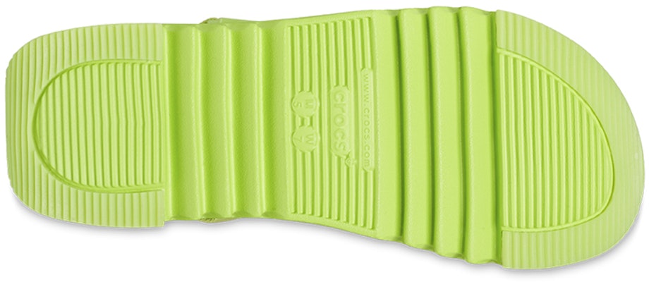 (Women) Crocs Classic Hiker Xscape Sandal 'Limeade' 208181-3UH 4