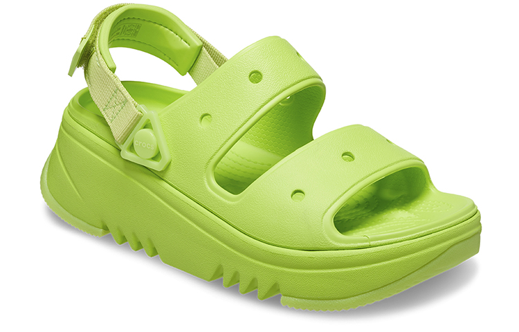 Sizing (W) Crocs Classic Hiker Xscape Sandale ''Limeade'' 208181-3UH
