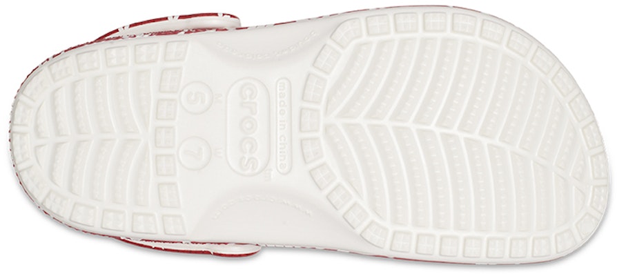 (W) 크록스 클래식 홀리데이 스웨터 레드 화이트 (Crocs Classic Holiday Sweater Red White) 209237-90H Details for (W) 크록스 클래식 홀리데이 스웨터 레드 화이트 (Crocs Classic Holiday Sweater Red White) 209237-90H