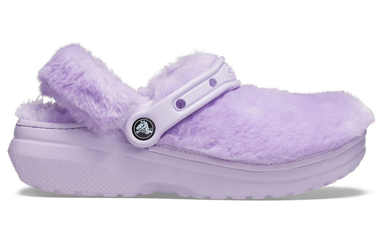 Order Crocs卡駱驛 Classic 經典毛毛克羅格棉輕盈舒適運動拖鞋 女款 紫