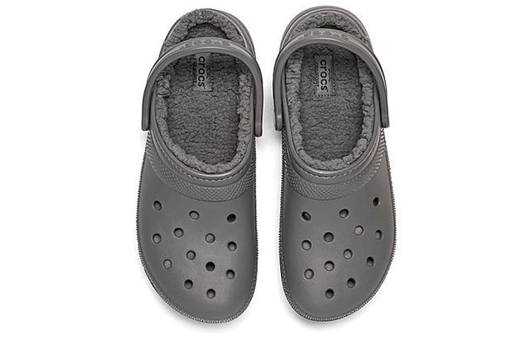Lookbook (Women) Crocs Classic Lined Clog 'Grey' 203591-041