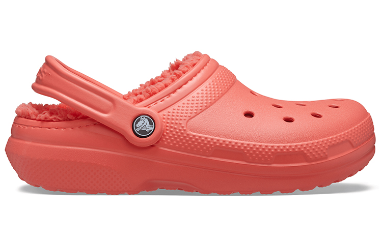 Order (Women) Crocs Classic Lined Clog 'Orange' 203591-6SL
